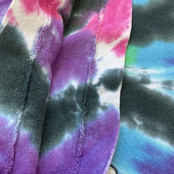 Vintage Single Stitch Disney Aerosmith Graphic Tee 2XL Tie Dye - Picture 7 of 12